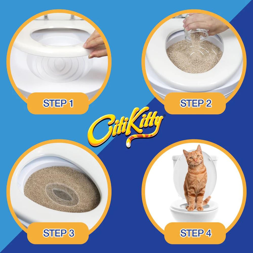 Entrenador De Baño Para Gatos City Kitty